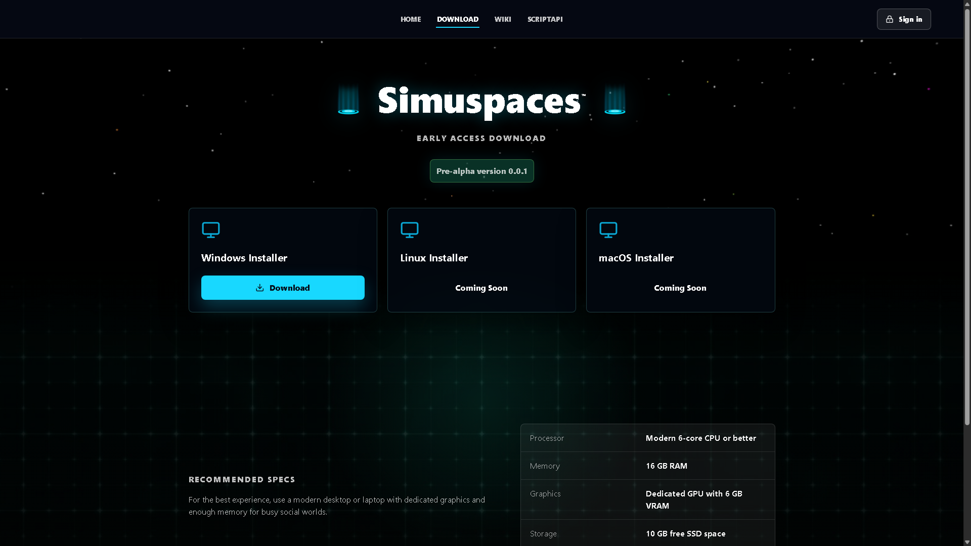 Download page screenshot placeholder