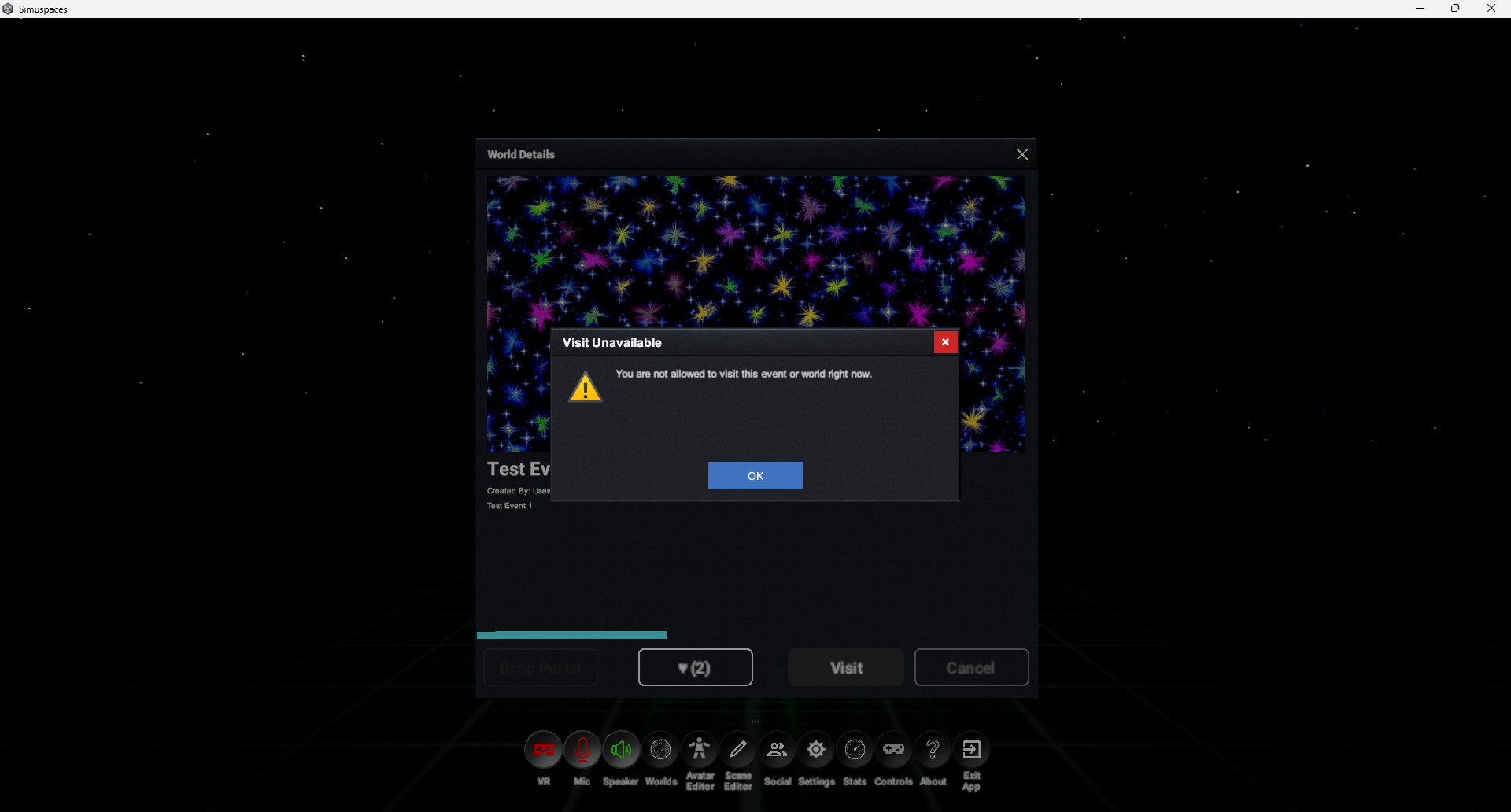 Support details screenshot placeholder